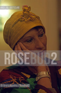 5 October 2000, Venice: Moroccan feminist writer and sociologist Fatema Mernissi ©Grazia Ippolito/Rosebud2