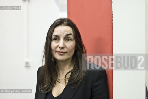 Laura Pugno, italian writer and poet, author of Antartide published by Neri Pozza, in Rome ©Grazia Ippolito/Rosebud2