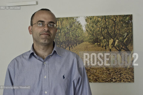 Israeli writer Alon Hilu, author of The house of Rajani an historical novel set in 1895 Jaffa, it describes the fascinating relations between Jewish and Palestinian characters locked in a struggle for land and power. ©Grazia Ippolito/Rosebud2