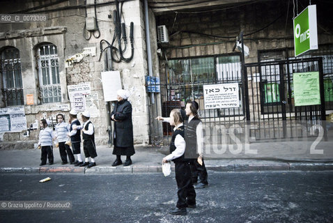 A street during Shabbath in Mea Shearim quarter, in Jerusalem ©Grazia Ippolito/Rosebud2