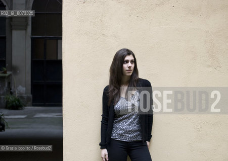 Italian fiction writer Giulia Besa, in her house in Rome, her first book is N.°sconosciuto published by Einaudi. ©Grazia Ippolito/Rosebud2