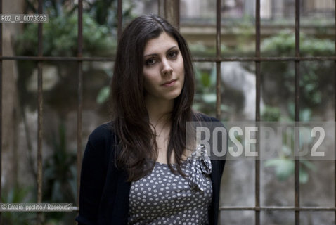 Italian fiction writer Giulia Besa, in her house in Rome, her first book is N.°sconosciuto published by Einaudi. ©Grazia Ippolito/Rosebud2