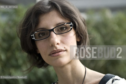 Italian novelist Francesca Scotti, author of the book Qualcosa di simile that will be out at the end of may 2011 ©Grazia Ippolito/Rosebud2