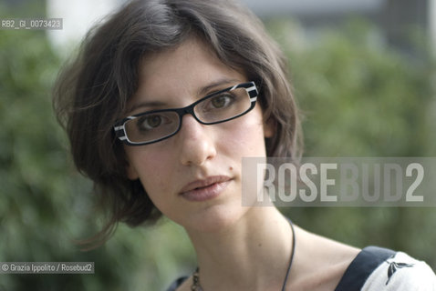 Italian novelist Francesca Scotti, author of the book Qualcosa di simile that will be out at the end of may 2011 ©Grazia Ippolito/Rosebud2