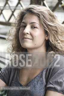 Italian novelist Alessandra Bertocci, author of La percezione del dolorepublished by Minerva, in her house in Monteverde, Rome ©Grazia Ippolito/Rosebud2