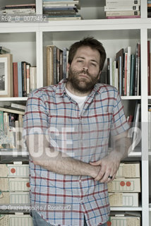 Italian novelist Alessandro Mari, author of Troppo umana speranza published by Feltrinelli, translated in many countries, pictured in Milan ©Grazia Ippolito/Rosebud2