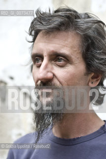 Actor, director, dramatist Ascanio Celestini at  Unaltra galassia a literature festival which has been realized in Neaples from 3 to 6 june 2011 ©Grazia Ippolito/Rosebud2