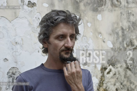 Actor, director, dramatist Ascanio Celestini at  Unaltra galassia a literature festival which has been realized in Neaples from 3 to 6 june 2011 ©Grazia Ippolito/Rosebud2