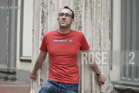Spanish novelist Ricardo Menéndez Salmòn at a Unaltra galassia a literature festival which has been realized in Neaples from 3 to 6 june 2011 ©Grazia Ippolito/Rosebud2