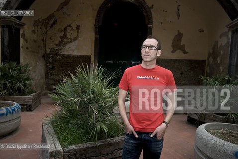 Spanish novelist Ricardo Menéndez Salmòn at a Unaltra galassia a literature festival which has been realized in Neaples from 3 to 6 june 2011 ©Grazia Ippolito/Rosebud2