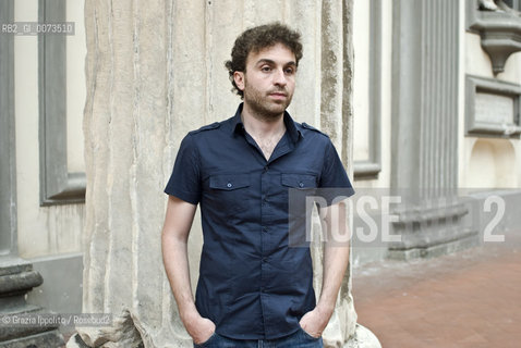 Italian novelist Massimiliano Virgilio at a Unaltra galassia a literature festival which has been realized in Neaples from 3 to 6 june 2011 ©Grazia Ippolito/Rosebud2