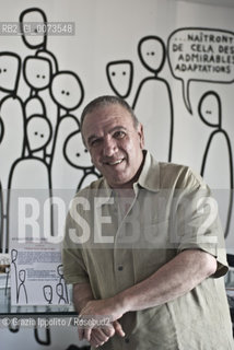 Antonio Presti, sicilian mecenate, founder of Fiumara d\Arte, at Castel di Tusa, Cefalù, Sicily, here\s in Art Hotel Atelier sul Mare ©Grazia Ippolito/Rosebud2