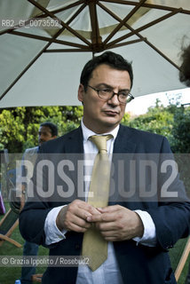 Italian writer and journalist Stefano Bartezzaghi, at the presentation of his book Sedia a sdraio published by Salani ©Grazia Ippolito/Rosebud2