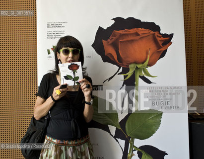 Elisabetta Sgarbi, Editorial Director of Bompiani publisher, creator of Milanesiana a literature festival in Milan. ©Grazia Ippolito/Rosebud2