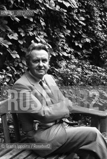 6 September 1987: Italian writer and literary critic Pietro Citati ©Grazia Ippolito/Rosebud2