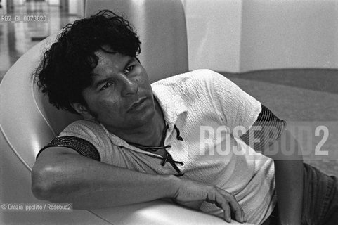 3 Maggio 2004, Piacenza: Colombian novelist Efraim Medina Reyes ©Grazia Ippolito/Rosebud2