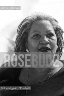 2 Settembre 1999, Mantua: American novelist, editor, and professor Toni Morrison ©Grazia Ippolito/Rosebud2