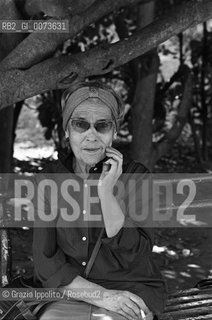 3 Settembre 1987, Rapallo: Italian writer Anna Maria Ortese ©Grazia Ippolito/Rosebud2