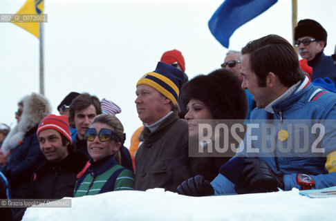 1974 St. Moritz; Marina Doria and Vittorio Emanuele with Farah Pahlavi and Constantine of Greece ©Grazia Ippolito/Rosebud2