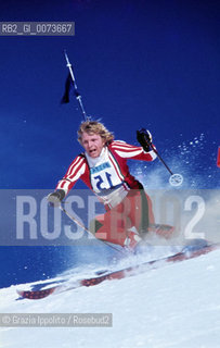 1974, St. Moritz: Italian skier Erwin Stricker ©Grazia Ippolito/Rosebud2