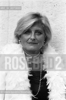 2000, Mantua: Italian journalist and writer Gaia Servadio ©Grazia Ippolito/Rosebud2