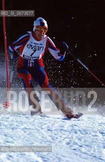 1974, Wengen: Italian skier Gustav Thoni ©Grazia Ippolito/Rosebud2