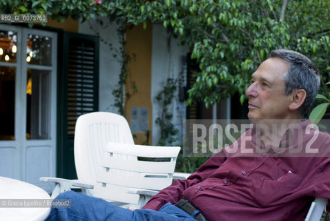 Gioachino Lanza Tomasi, theater director, musicologist,nephew of Giuseppe Tomasi di Lampedusa, author of Il Gattopardo, in his house in Palermo, Sicily ©Grazia Ippolito/Rosebud2