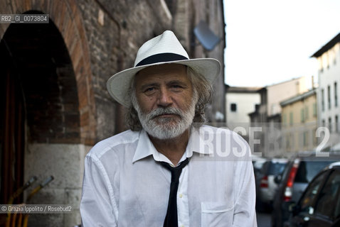 Rade Serbedzija, born in Croatia, lives in U.S.A. actor, singer, poet, poses at Festivaletteratura in Mantua ©Grazia Ippolito/Rosebud2