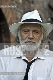 Rade Serbedzija, born in Croatia, lives in U.S.A. actor, singer, poet, poses at Festivaletteratura in Mantua ©Grazia Ippolito/Rosebud2