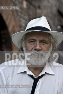 Rade Serbedzija, born in Croatia, lives in U.S.A. actor, singer, poet, poses at Festivaletteratura in Mantua ©Grazia Ippolito/Rosebud2