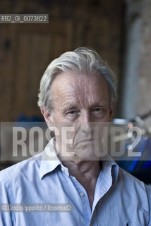 English writer and journalist Colin Thubron, author of numerous fiction and travel books, member of the Royal Society of Literature, poses at festivaletteratura in Mantua ©Grazia Ippolito/Rosebud2