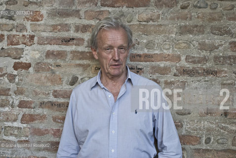 English writer and journalist Colin Thubron, author of numerous fiction and travel books, member of the Royal Society of Literature, poses at festivaletteratura in Mantua ©Grazia Ippolito/Rosebud2