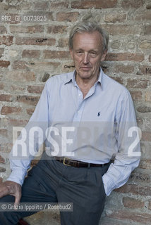 English writer and journalist Colin Thubron, author of numerous fiction and travel books, member of the Royal Society of Literature, poses at festivaletteratura in Mantua ©Grazia Ippolito/Rosebud2