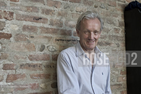 English writer and journalist Colin Thubron, author of numerous fiction and travel books, member of the Royal Society of Literature, poses at festivaletteratura in Mantua ©Grazia Ippolito/Rosebud2