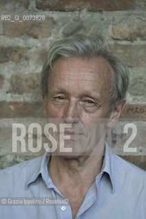 English writer and journalist Colin Thubron, author of numerous fiction and travel books, member of the Royal Society of Literature, poses at festivaletteratura in Mantua ©Grazia Ippolito/Rosebud2