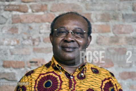 Donato Ndongo, born in spanish Guinea, living in Spain, author of Metro, poses at Festivaletteratura in Mantua ©Grazia Ippolito/Rosebud2