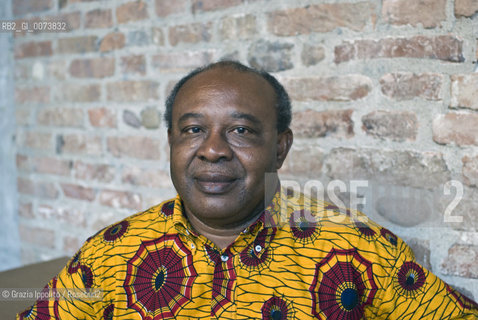 Donato Ndongo, born in spanish Guinea, living in Spain, author of Metro, poses at Festivaletteratura in Mantua ©Grazia Ippolito/Rosebud2