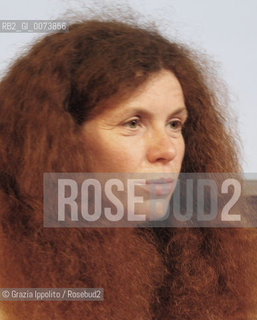 Yulia Latynina, russian journalist and writer at Sala Buzzati at Corriere della Sera during a meeting with Fabrizio Dragosei, she published with Marco Tropea Il richiamo dellonore ©Grazia Ippolito/Rosebud2