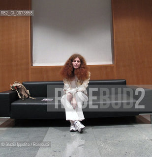 Yulia Latynina, russian journalist and writer at Sala Buzzati at Corriere della Sera during a meeting with Fabrizio Dragosei, she published with Marco Tropea Il richiamo dellonore ©Grazia Ippolito/Rosebud2