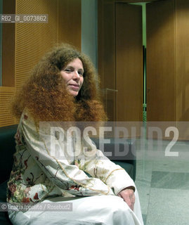 Yulia Latynina, russian journalist and writer at Sala Buzzati at Corriere della Sera during a meeting with Fabrizio Dragosei, she published with Marco Tropea Il richiamo dellonore ©Grazia Ippolito/Rosebud2