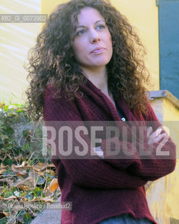 Silvia Avallone, italian writer, author of Acciaio published by Rizzoli, in her house in Bologna ©Grazia Ippolito/Rosebud2