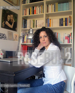 Silvia Avallone, italian writer, author of Acciaio published by Rizzoli, in her house in Bologna ©Grazia Ippolito/Rosebud2