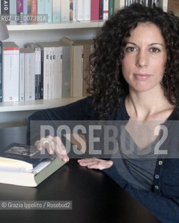 Silvia Avallone, italian writer, author of Acciaio published by Rizzoli, in her house in Bologna ©Grazia Ippolito/Rosebud2