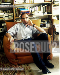 italian novelist a nd playwriter Pier Vittorio Tondelli ,  in Milan ©Grazia Ippolito/Rosebud2