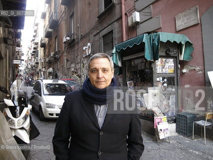 Italian thriller writer Maurizio De Giovanni, author of Per mano mia published by Einaudi ©Grazia Ippolito/Rosebud2