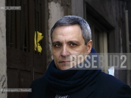 Italian thriller writer Maurizio De Giovanni, author of Per mano mia published by Einaudi ©Grazia Ippolito/Rosebud2