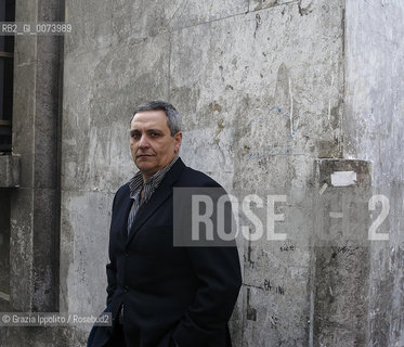 Italian thriller writer Maurizio De Giovanni, author of Per mano mia published by Einaudi ©Grazia Ippolito/Rosebud2