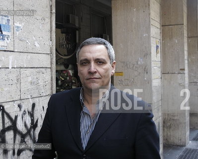 Italian thriller writer Maurizio De Giovanni, author of Per mano mia published by Einaudi ©Grazia Ippolito/Rosebud2