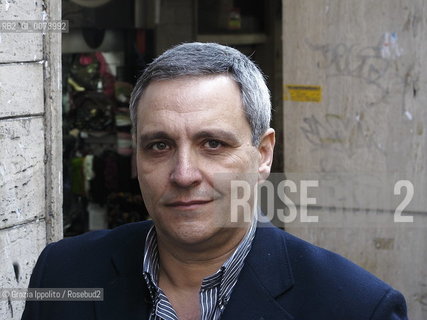 Italian thriller writer Maurizio De Giovanni, author of Per mano mia published by Einaudi ©Grazia Ippolito/Rosebud2