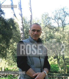 Writer and crimes news journalist , Massimo Lugli, fancier of Asiatic martial arts, in Rome at Villa Ada, author of numerous thrillers as LAdepto published by Newton and Compton.  Grazia Ippolito / Blackarchive ©Grazia Ippolito/Rosebud2